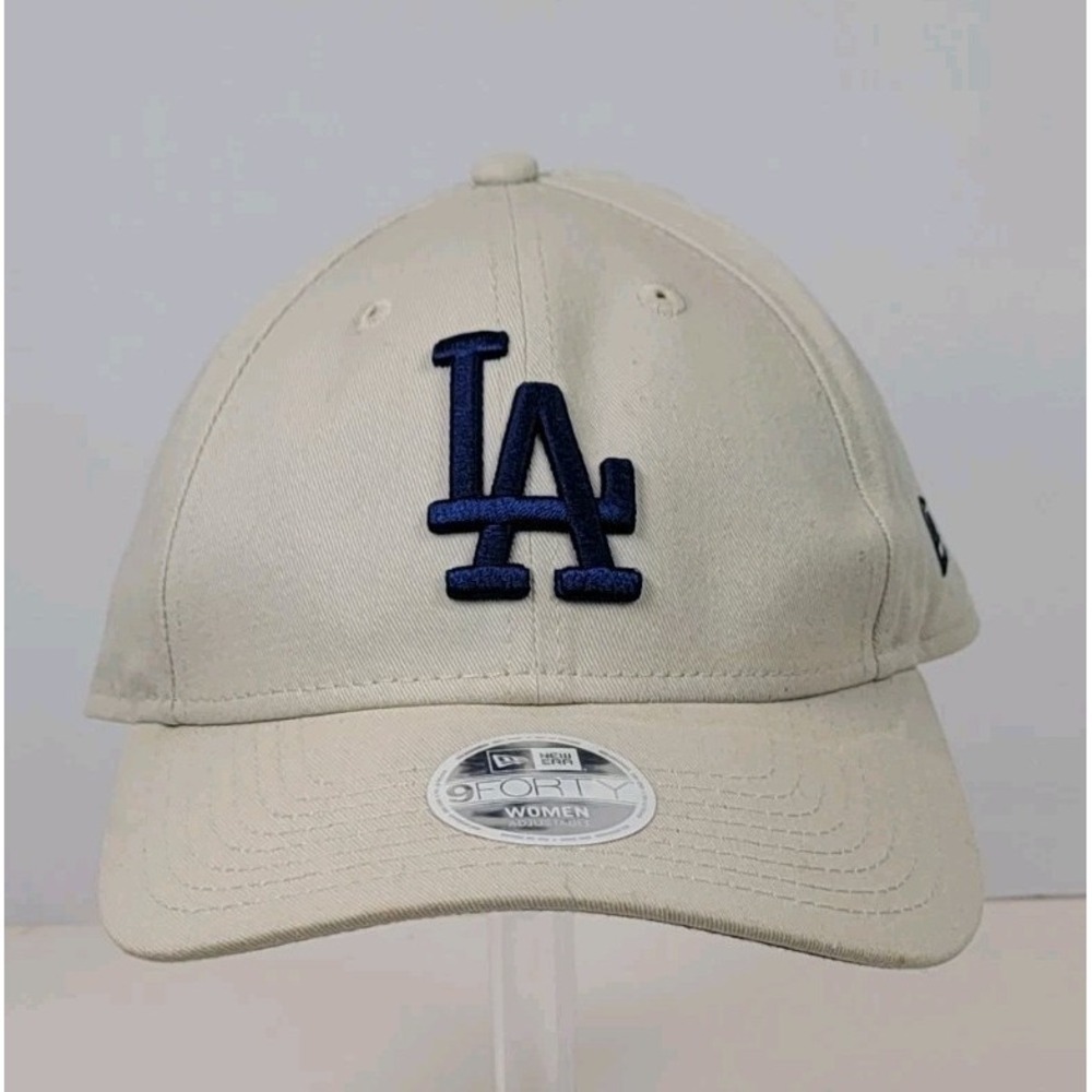 New Era MLB LA Dodgers 9FORTY Women's Adjustable Hat Cap One Size - White
